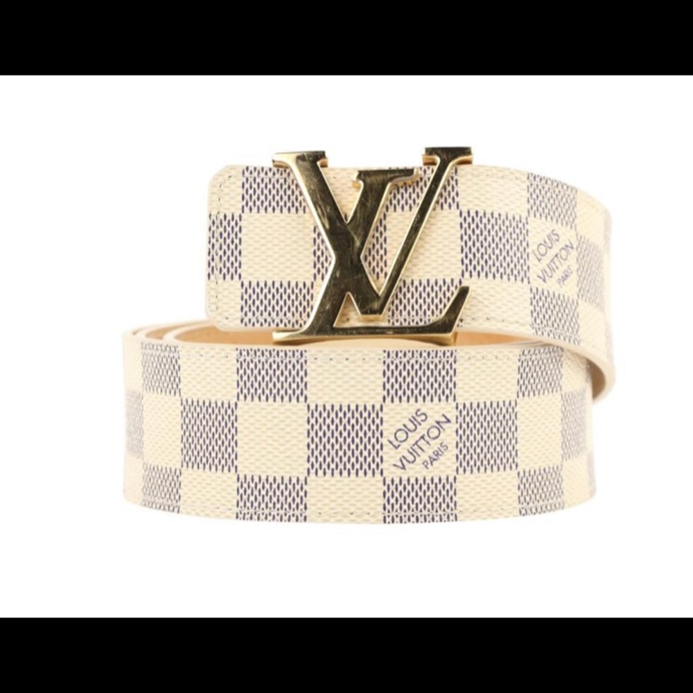 Gently Used Louis Vuitton Damier Azur Belt